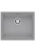 Гранітна мийка Fabiano Quadro 55x46 Grey Metallic