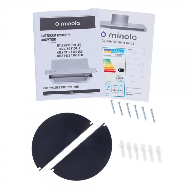 Витяжка Minola HTLS 9935 BL 1300 LED