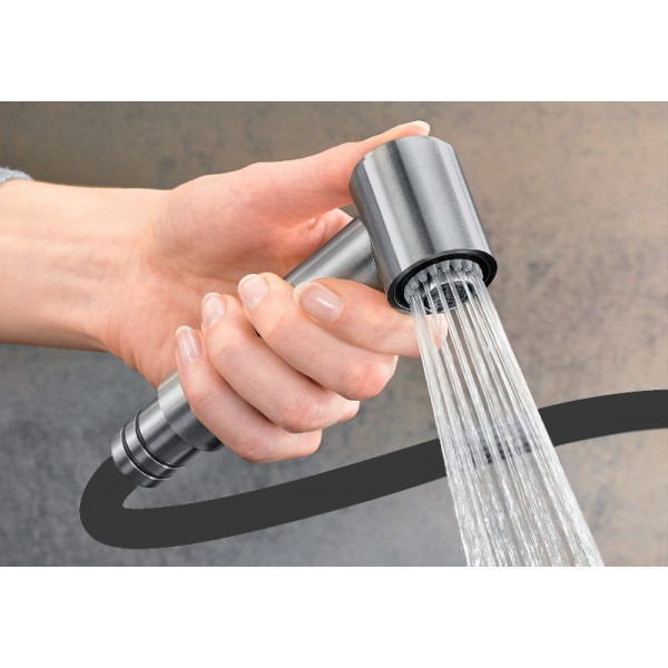 Кухонний змішувач Fabiano FKM 66P Inox