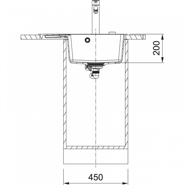 Гранітна мийка Franke Centro CNG 611-62 TL чорний мат