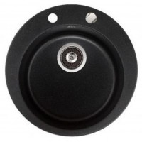 Гранітна мийка AQUASanita Clarus SR100 чорний металік