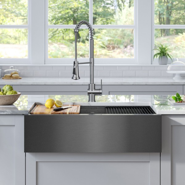 Кухонна мийка Kraus KWF410-33PGM