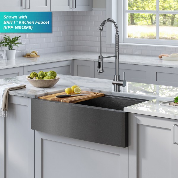 Кухонна мийка Kraus KWF210-33PGM