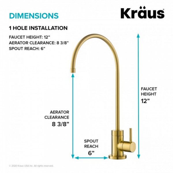 Кран для фільтра Kraus FF-100BB