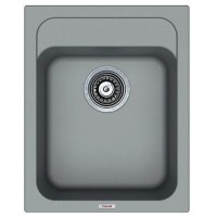 Гранітна мийка Fabiano Classic 40x50 Grey Metallic