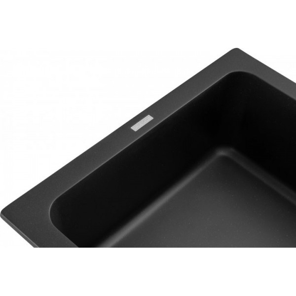 Гранітна мийка GRANADO SALAMANKA black shine