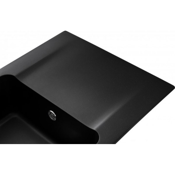 Гранітна мийка GRANADO SALAMANKA black shine