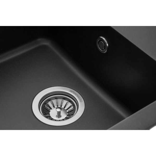 Гранітна мийка GRANADO SALAMANKA black shine