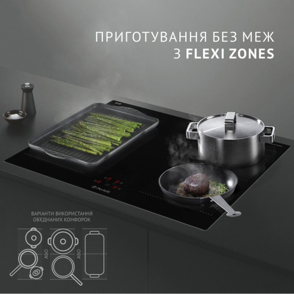 Варильна поверхня Perfelli HI 684 BL