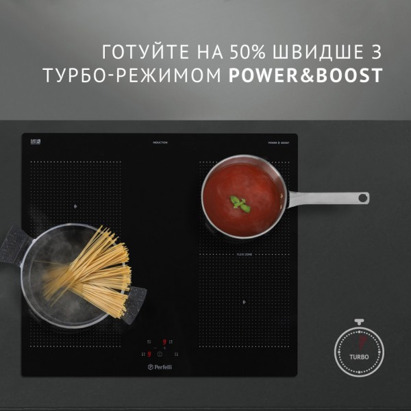 Варильна поверхня Perfelli HI 684 BL