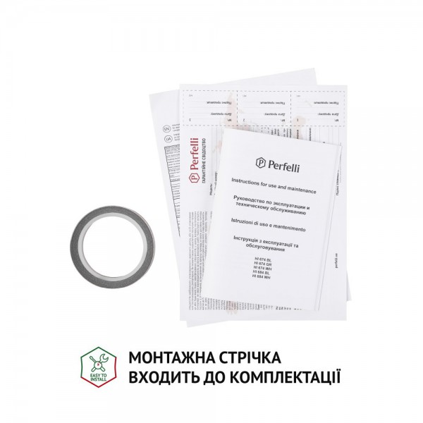 Варильна поверхня Perfelli HI 684 BL
