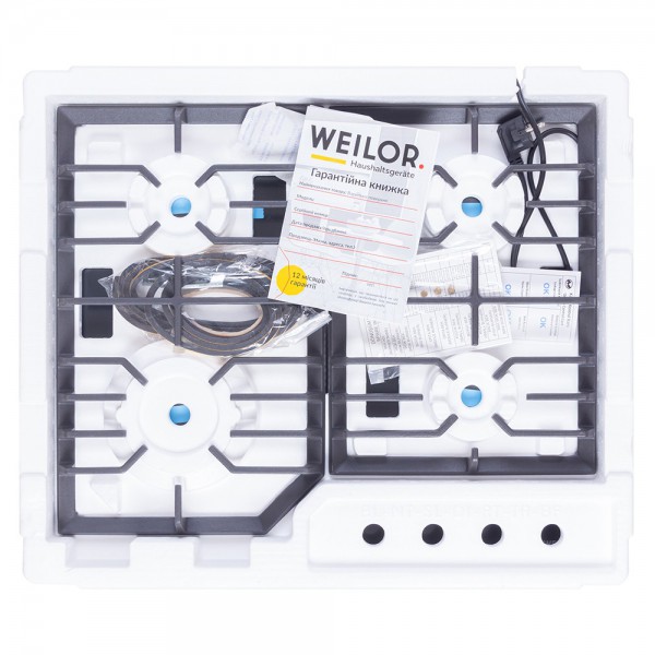 Варильна поверхня  WEILOR GM W 624 WH