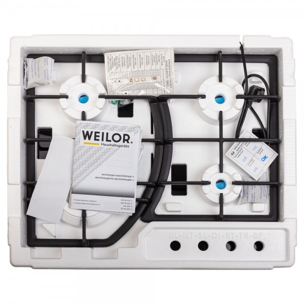 Варильна поверхня WEILOR GG W 644 WH