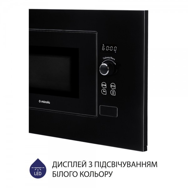 Вбудована мікрохвильова піч Minola BWO 2011 BL