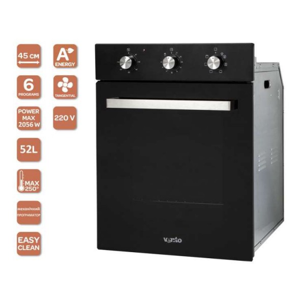 Духова шафа VENTOLUX OSAKA 6 MT (BK)