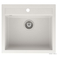 Гранітна мийка AQUASanita QUADRO SQQ100 алба