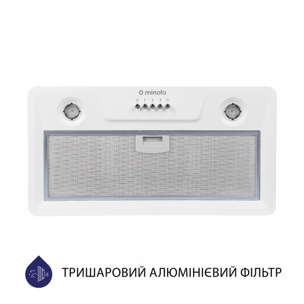 Витяжка Minola HBI 5202 WH 700 LED