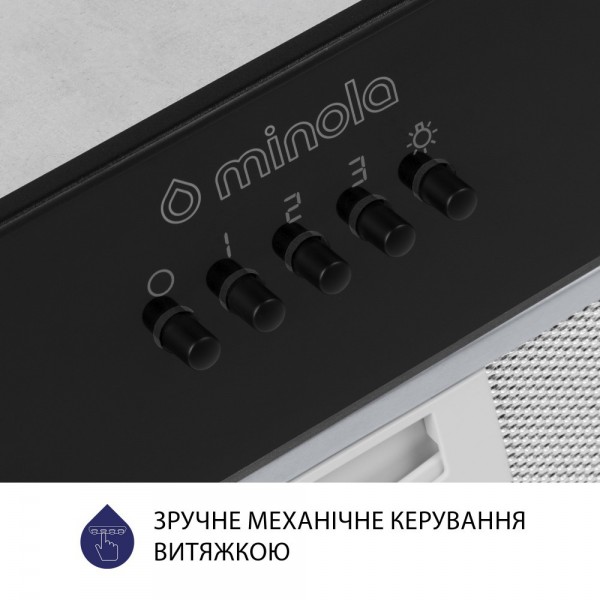 Витяжка Minola HBI 52621 BL GLASS 700 LED