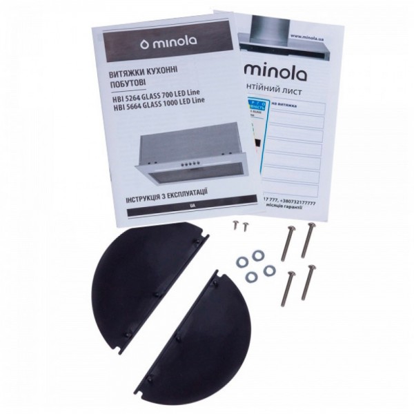 Витяжка Minola HBI 5264 WH GLASS 700 LED Line