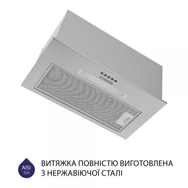 Витяжка Minola HBI 5623 I 1000 LED