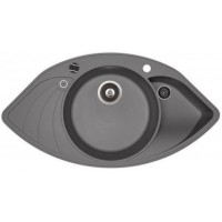 Гранітна мийка AQUASanita PAPILLON SCP151 алюметалік