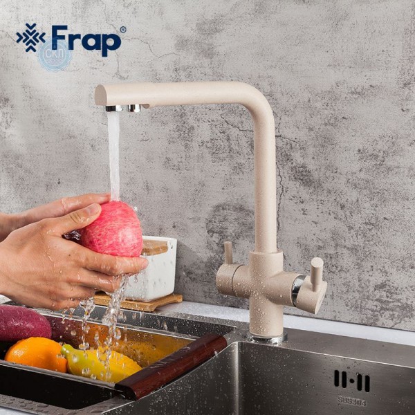 Кухонний змішувач Frap F4352-23 беж