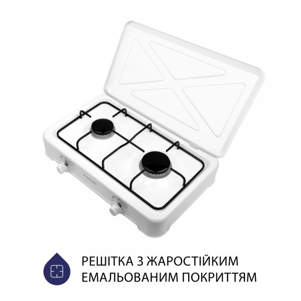 Настільна газова плита Minola TGH 200 WH