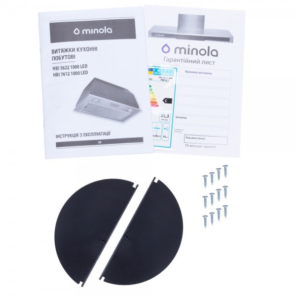 Витяжка Minola HBI 5622 BLF 1000 LED