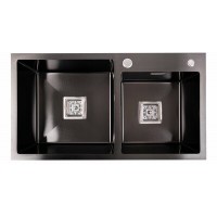 Кухонна мийка Platinum 7843BL