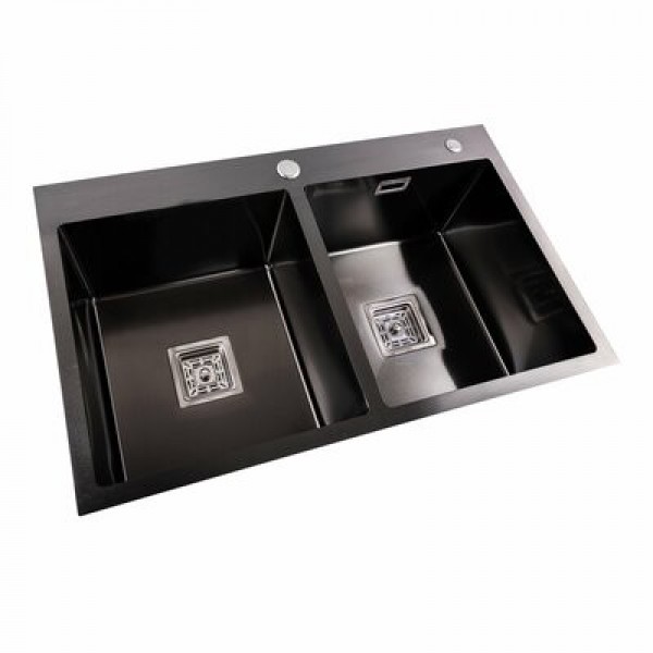 Кухонна мийка Platinum HDB 7848 BL