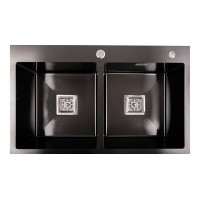 Кухонна мийка Platinum HDB 7848 BL