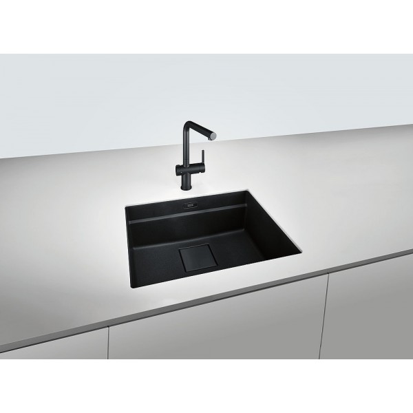 Гранітна мийка Franke KNG 110-52 + Active Twist чорний мат