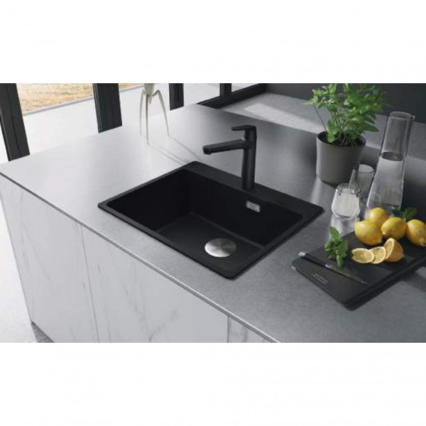 Гранітна мийка Franke MRG 610-52 TL чорний мат