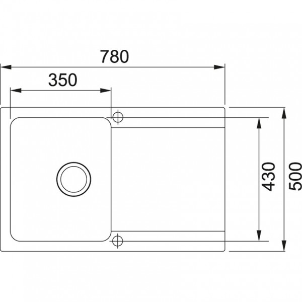 Кухонна мийка Franke OID 611-78 бежевий