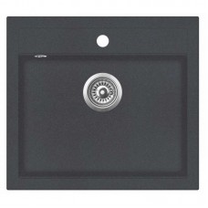 Гранітна мийка AQUASanita QUADRO SQQ100 графіт