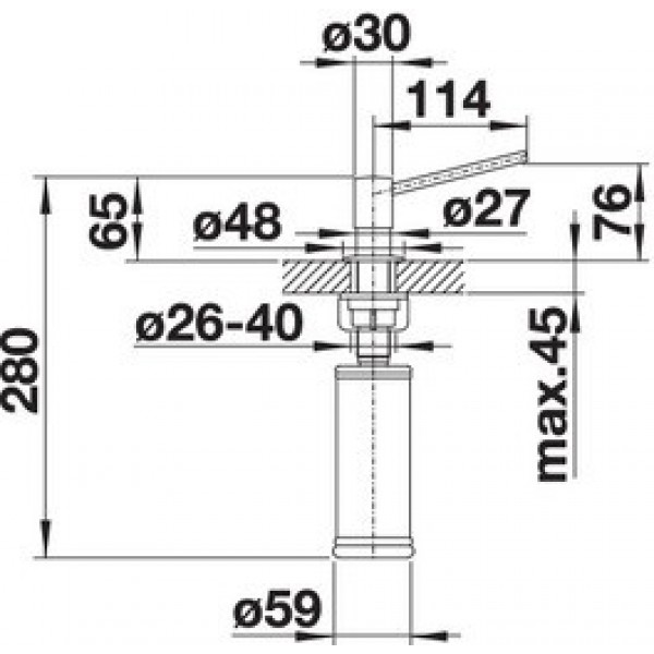 Дозатор BLANCO TORRE satin gold  526700