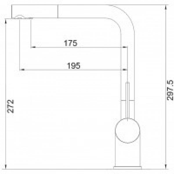 Кухонний змішувач Fabiano FKM 31.12 Nano Graphite